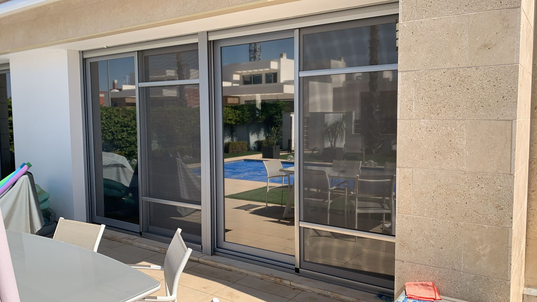 Titanium interior solar window film