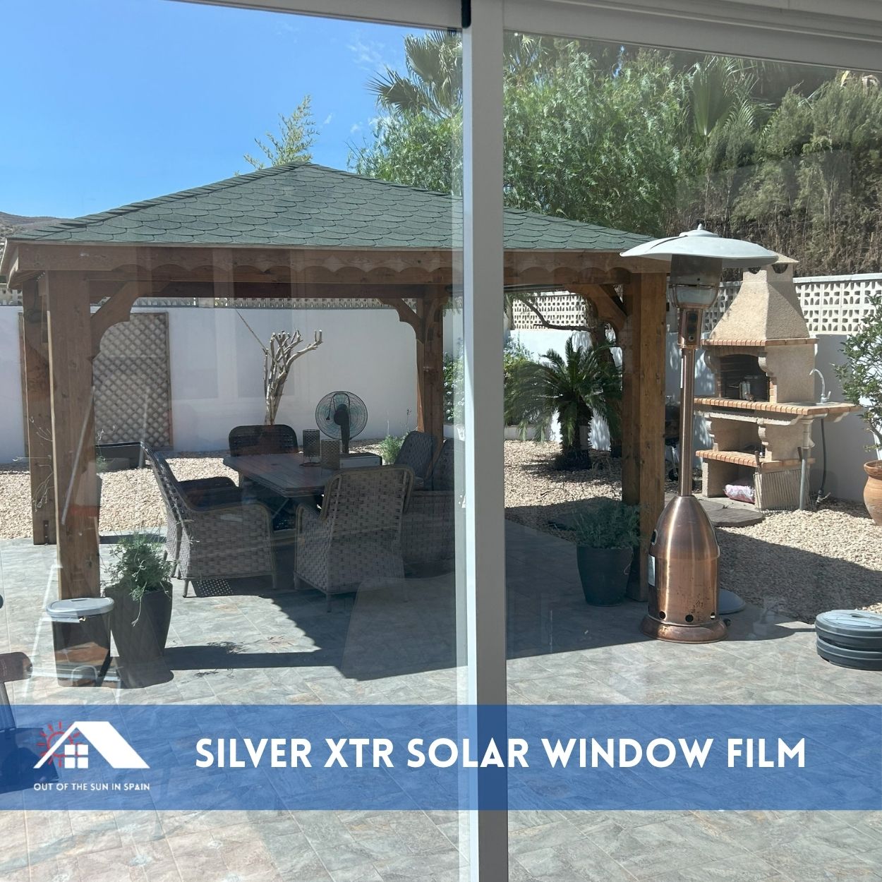 Silver XTR solar window film in Murcia province