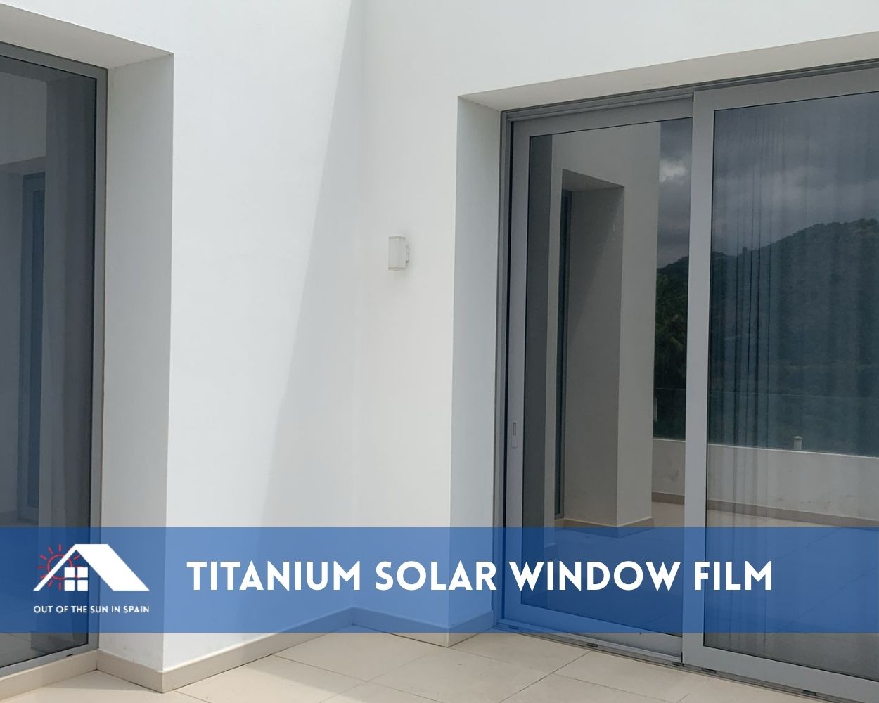 Titanium solar window film