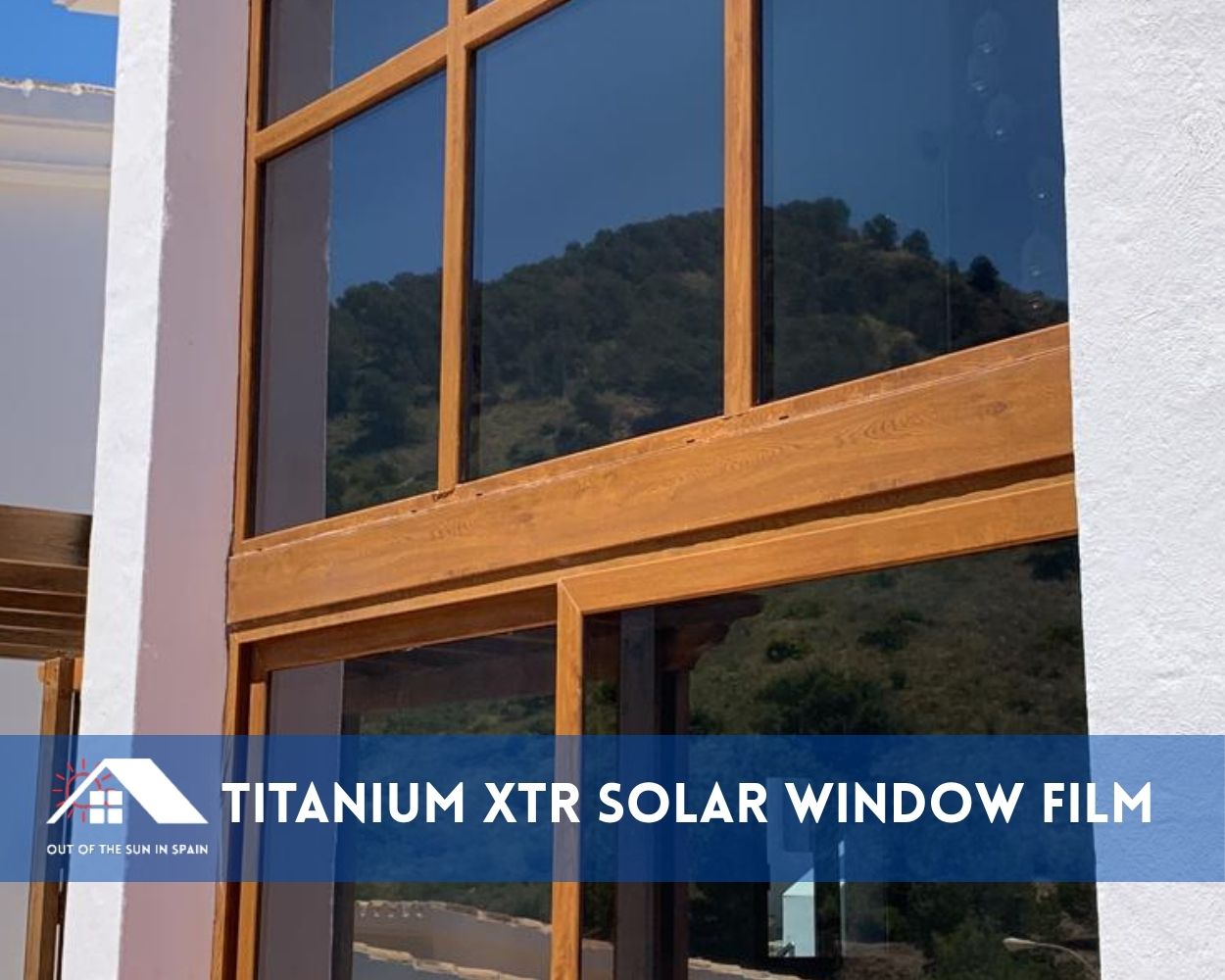 Titanium xtr esxterior solar window film