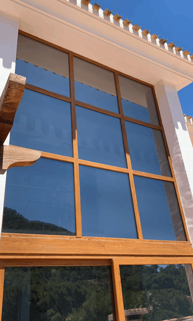 Titanium solar window film