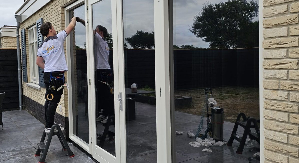 Window film installation areas