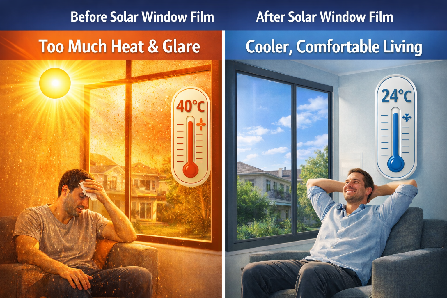 Solar window film in Spain