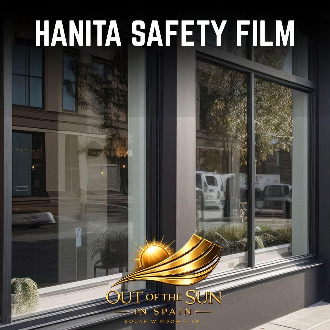 Hanita safety window film installation in spain