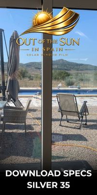 Technical specifications solar window film Hanita Silver 35 by Out of the sun in Spain