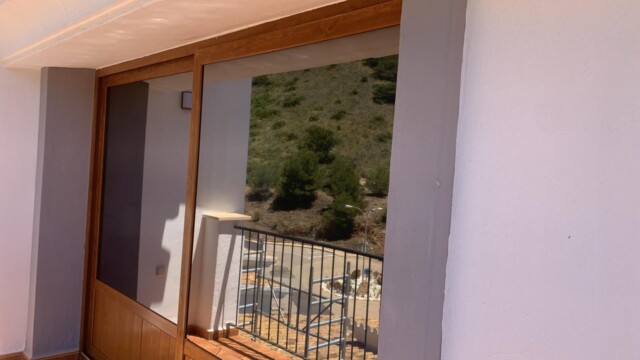 Titanium exterior window film 11 La Manga club resort Murcia, Titanium XTR solar window film