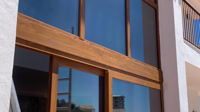 Titanium exterior window film 13 La Manga club resort Murcia, Titanium XTR solar window film