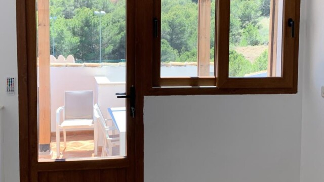 Titanium exterior window film 16 La Manga club resort Murcia, Titanium XTR solar window film