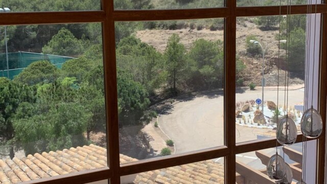 Titanium exterior window film 25 La Manga club resort Murcia, Titanium XTR solar window film