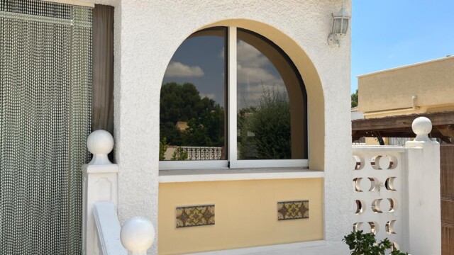 Silver Interior window film 6 Camposol property in Murcia with Silver 20 solar window film