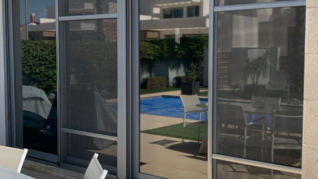 Titanium interior window film 5 Installation solar window film in San Miguel de Salinas, Alicante Costa Blanca South