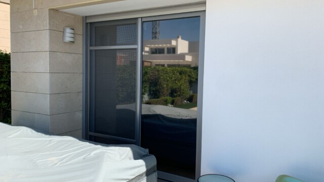 Titanium interior window film 6 Installation solar window film in San Miguel de Salinas, Alicante Costa Blanca South