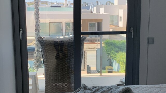 Titanium interior window film 7 Installation solar window film in San Miguel de Salinas, Alicante Costa Blanca South