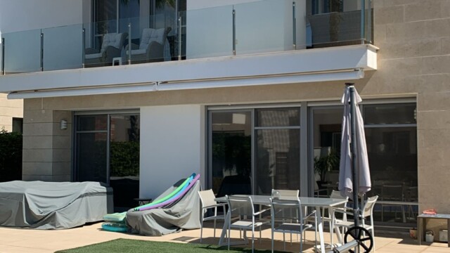 Titanium interior window film 8 Installation solar window film in San Miguel de Salinas, Alicante Costa Blanca South