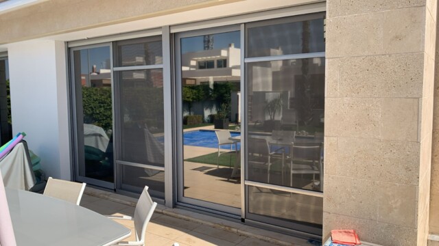 Titanium interior window film 9 Installation solar window film in San Miguel de Salinas, Alicante Costa Blanca South