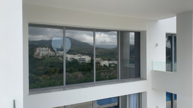 Solar Window film installation in Malaga province