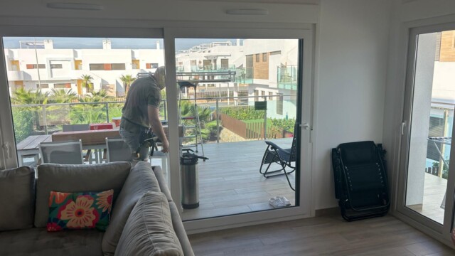 Solar Window film installation in Malaga province