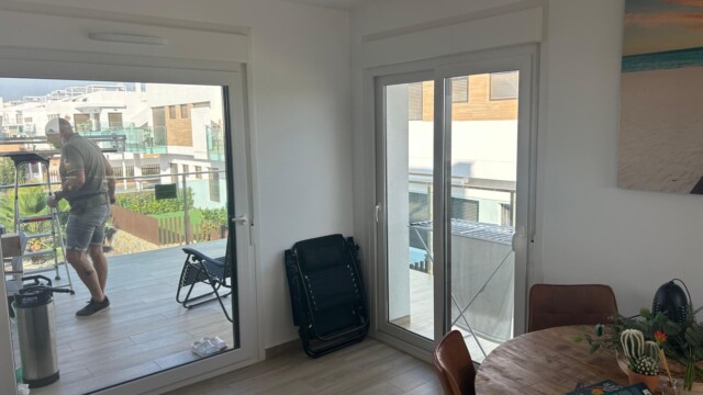 Solar Window film installation in Malaga province